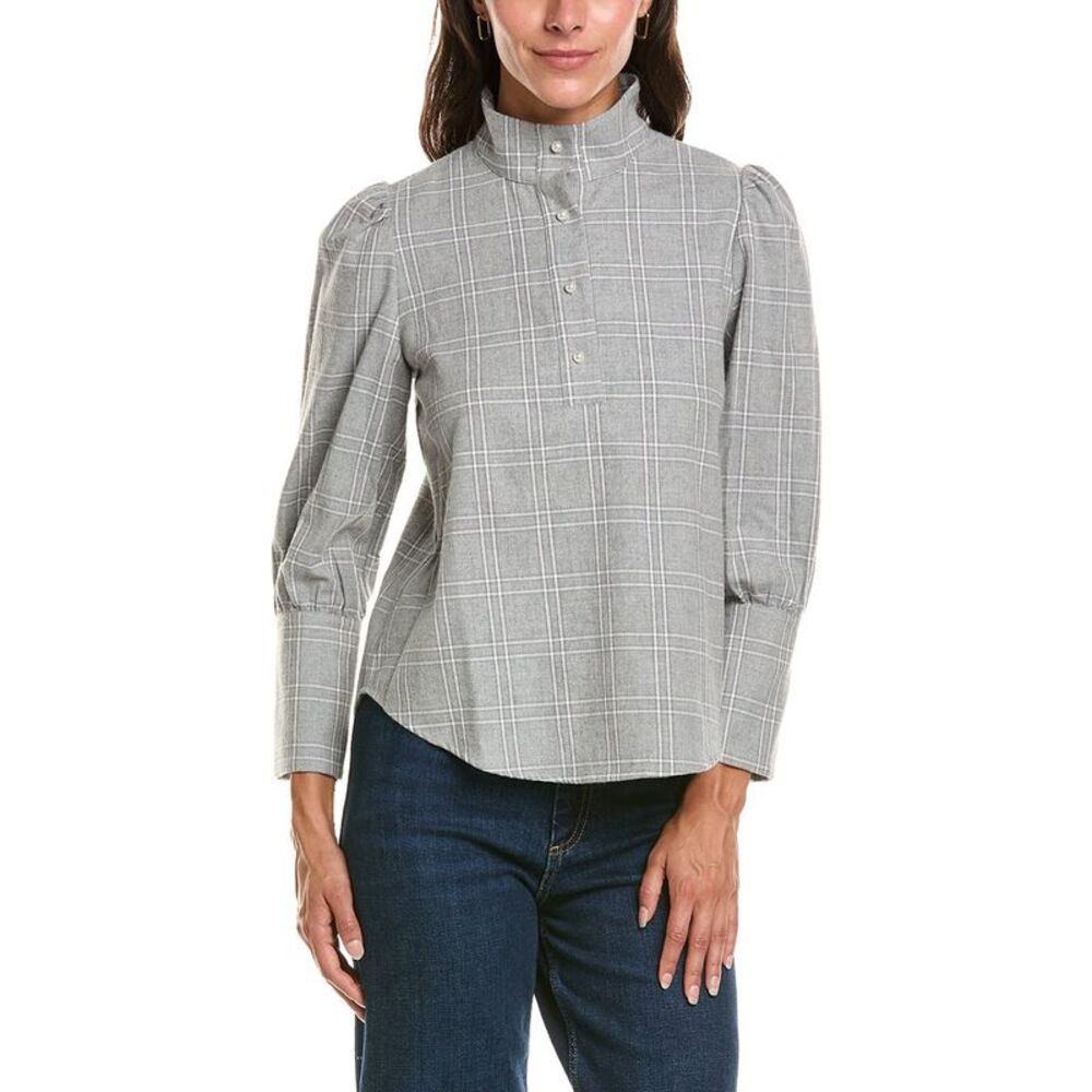 Duffield Lane Womens Levi Top, Grey